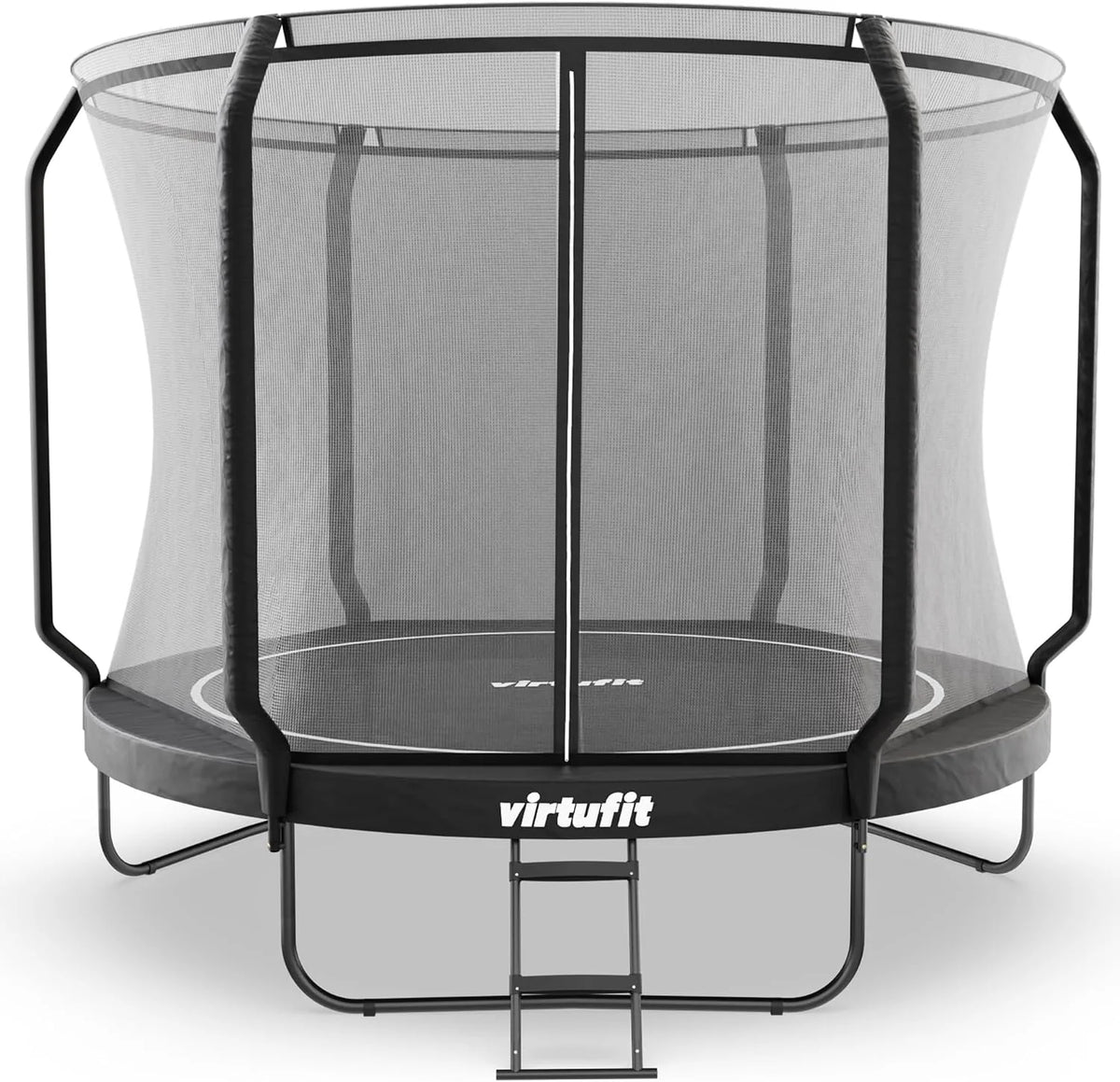 VirtuFit Premium Trampoline met Veiligheidsnet - Zwart - 305 cm
