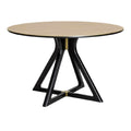 Ronde Eettafel met Modern Design en Geëxtrudeerde Poten