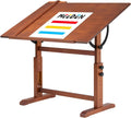 MEEDEN Extra-Large Wood Drafting Table: 42" x 30" Artist Drawing Table Desk