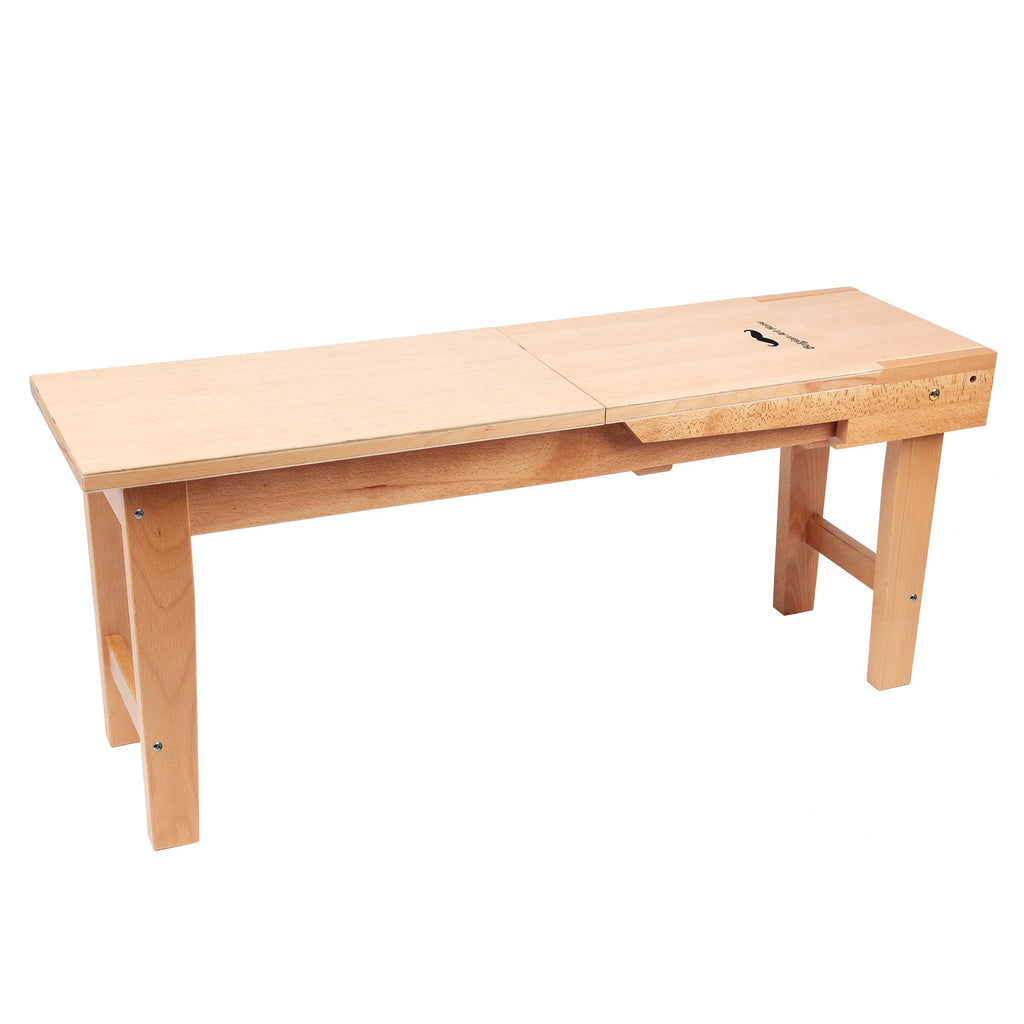 Creative Mark Belgian Art Horse - 40.25" x 11.38" x 17", Beechwood Drawing Bench and Easel with Sturdy Construction, Permanent Legs, 120/90-Degree Angles, Wooden Locking Pin, Built-in Storage