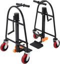 Manual Furniture Mover Set, 1300LBS Heavy Duty Moving Tool with 4 Wheels and 190-Inch Nylon Straps, 11.8 Inch Lift Height Manual Furniture Mover for Home Office Moving and Warehouse Handling (Black)