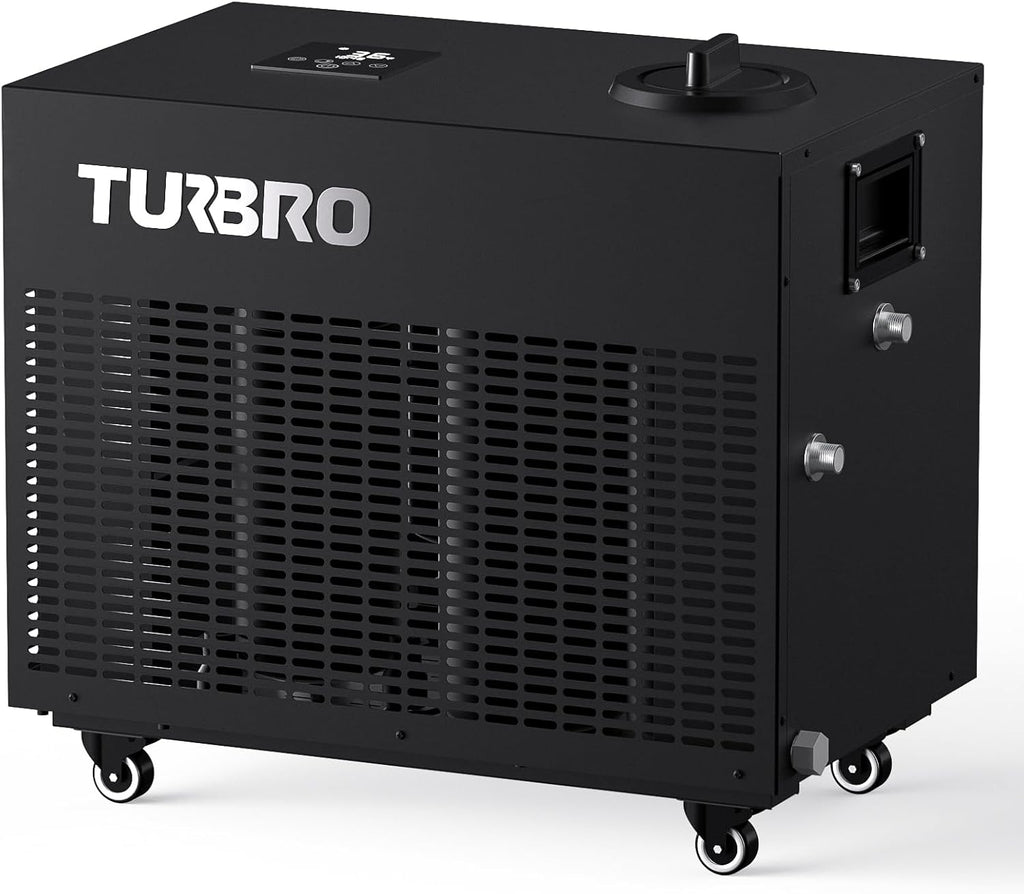 TURBRO 1 HP 9,300BTU, Cold Plunge Chiller, Smart Schedule Timer