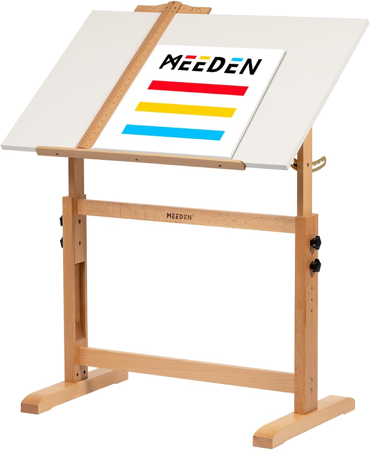MEEDEN White Adjustable Drafting Table: 35.5" x 23.5" Art Drawing Desk