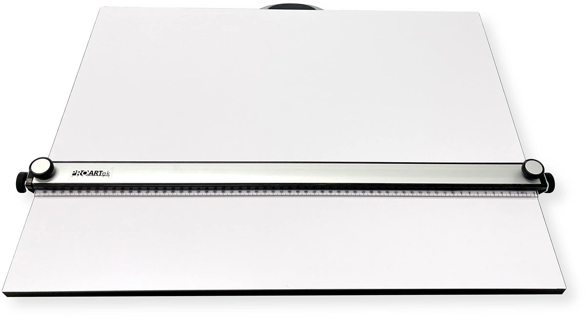 Proartek PK00015 Model PXB24 Portable Drafting Drawing Board 18" x 24"; PXB Series; Adjustable Aluminum Parallel Straightedge; Carry Handle; Architecture Tool for Students and Professionals