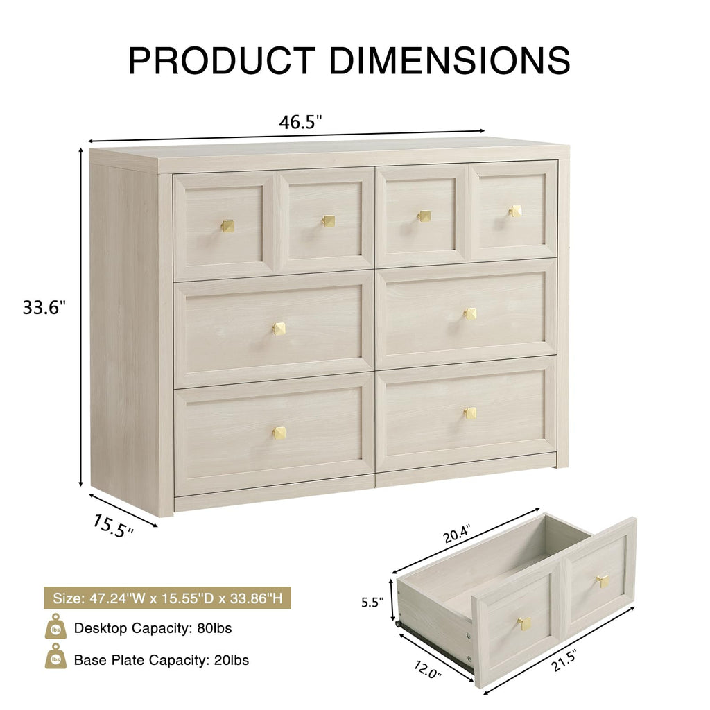 3 Drawers Nightstand Set of 2 W/Charging Station, 30.7" W King Size Bedside Table with 3 Drawers, Accent End Table W/Large Storage, Modern Wood Side Table for Bedroom,Office (2 Pieces, Gray Black)