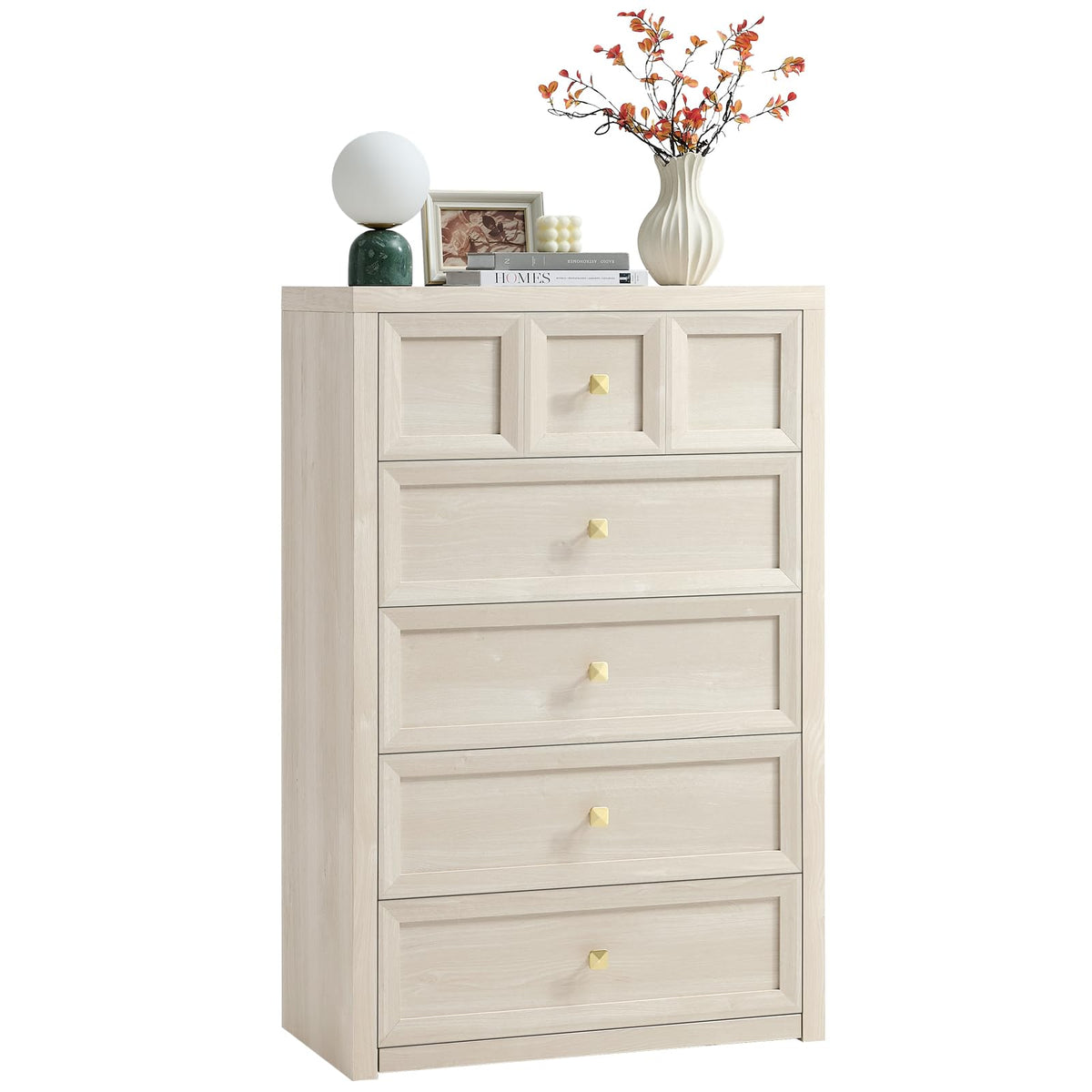 3 Drawers Nightstand Set of 2 W/Charging Station, 30.7" W King Size Bedside Table with 3 Drawers, Accent End Table W/Large Storage, Modern Wood Side Table for Bedroom,Office (2 Pieces, Gray Black)