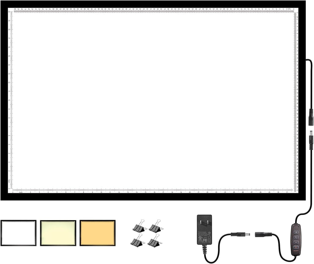 WELZK A1 Light Pad for Diamond Painting, 7000 Lux Light Board for Tracing