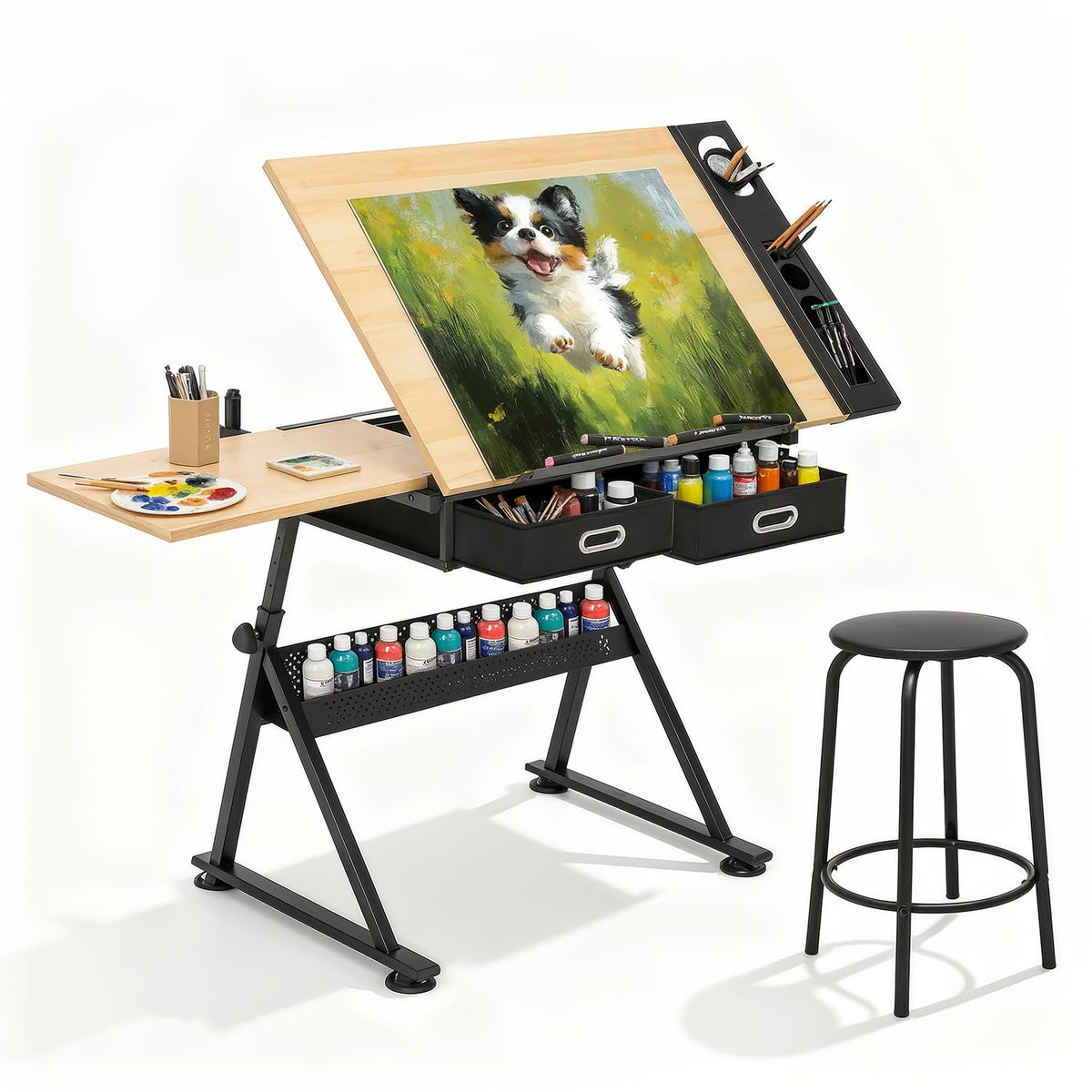 Magshion Drafting Table Adjustable Drawing Table