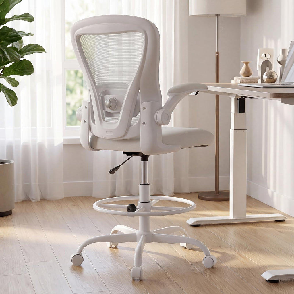 Ergonomic Drafting Chair, Tall Office Chair for Standing Desk