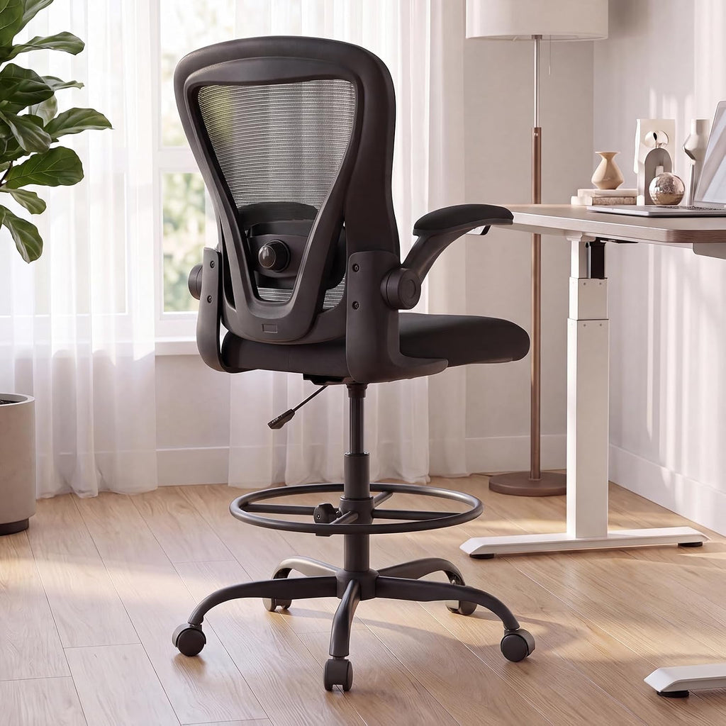 Ergonomic Drafting Chair, Tall Office Chair for Standing Desk