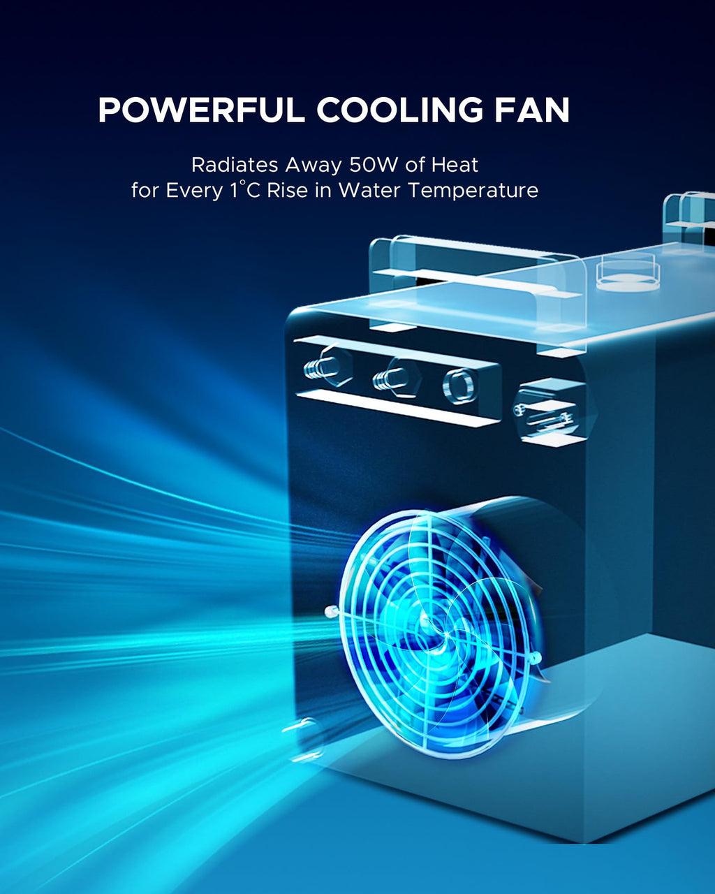 OMTech CW-5200 6L Industrial Water Chiller
