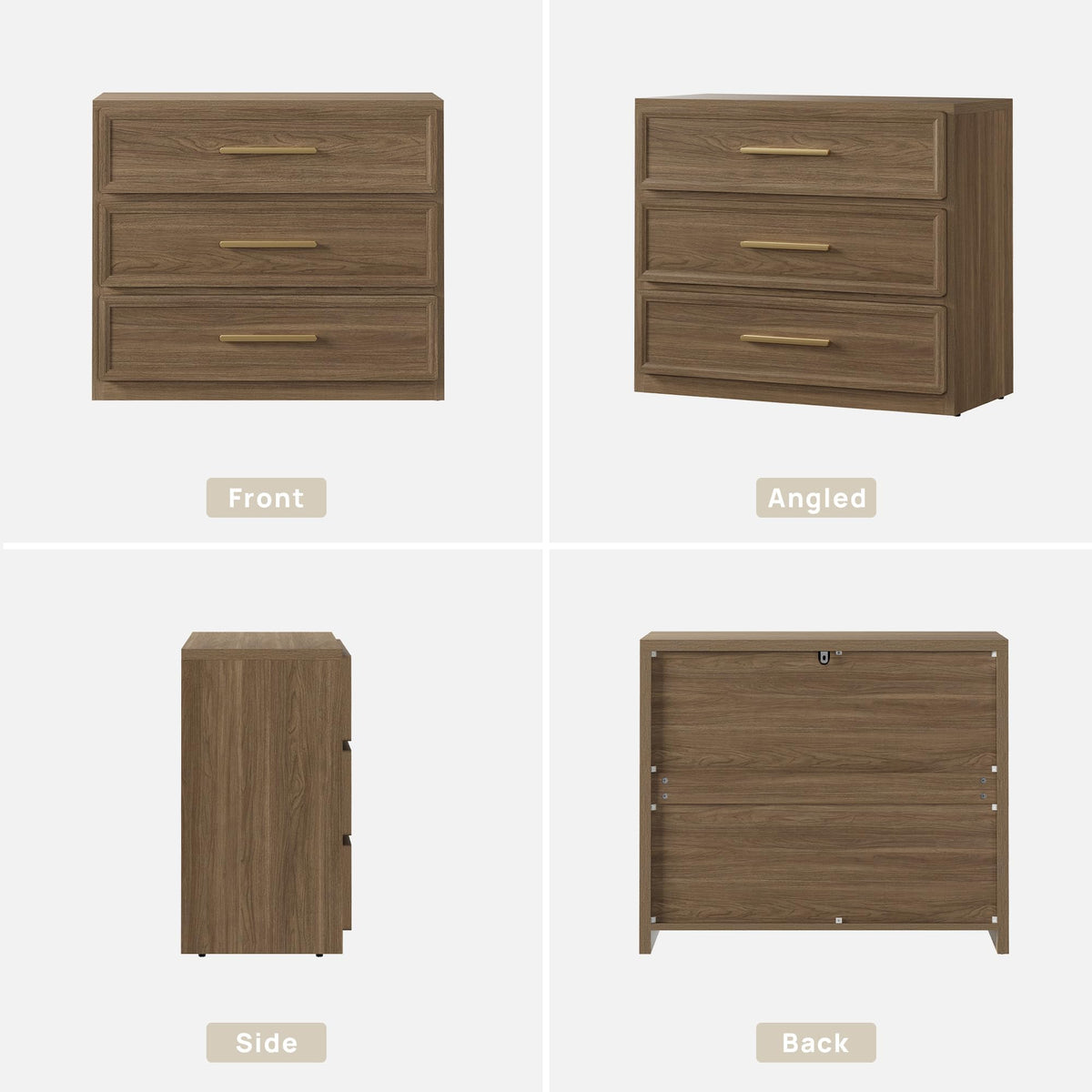 SICOTAS Oversized Night Stand Set 2 for Bedroom 31.3" Bedside Table