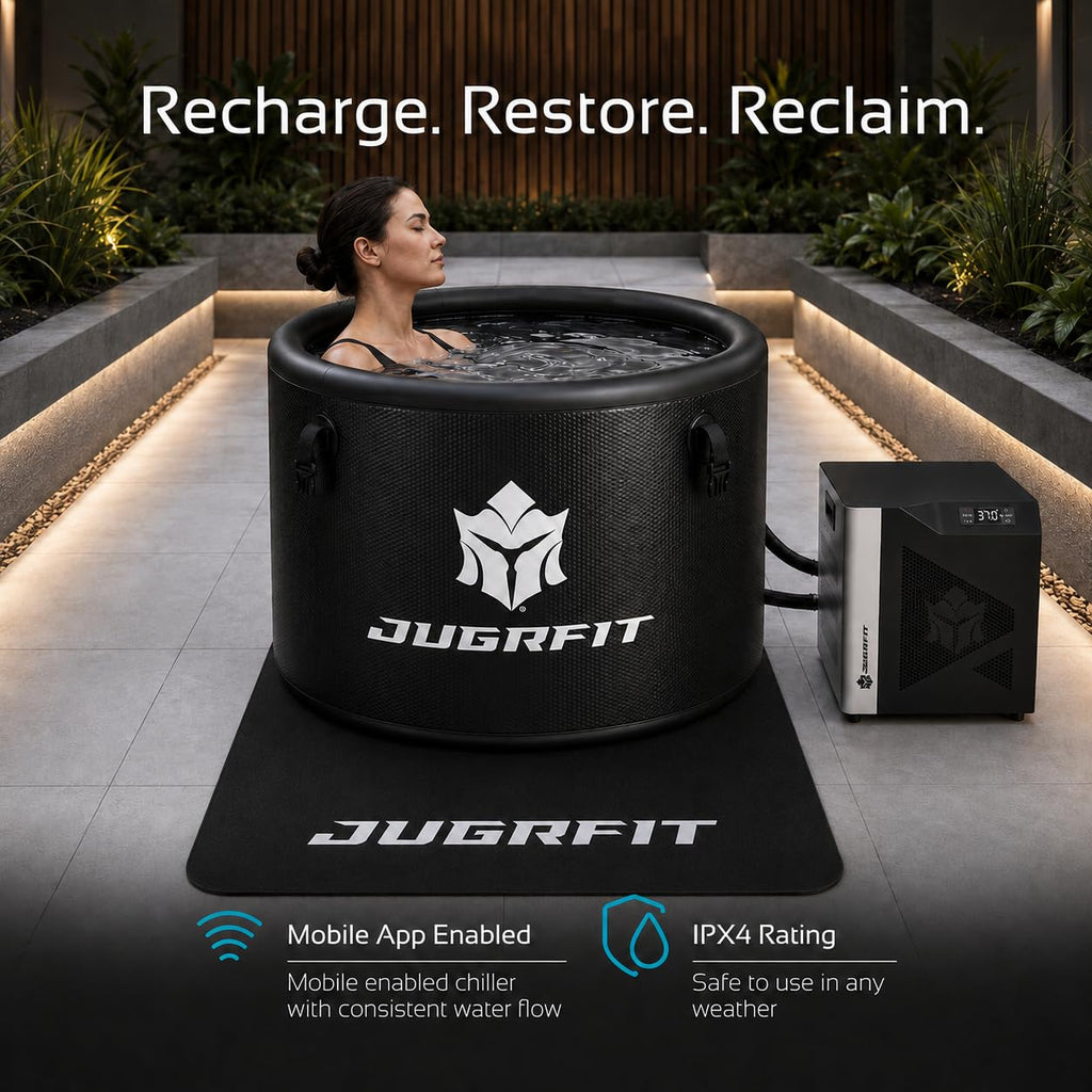 121-Gallon Luxury Pro-Grade Cold Plunge Tub with 1050W Water Chiller â Ice-Free At-Home Recovery, Built-In Filtration, Weatherproof & Durable