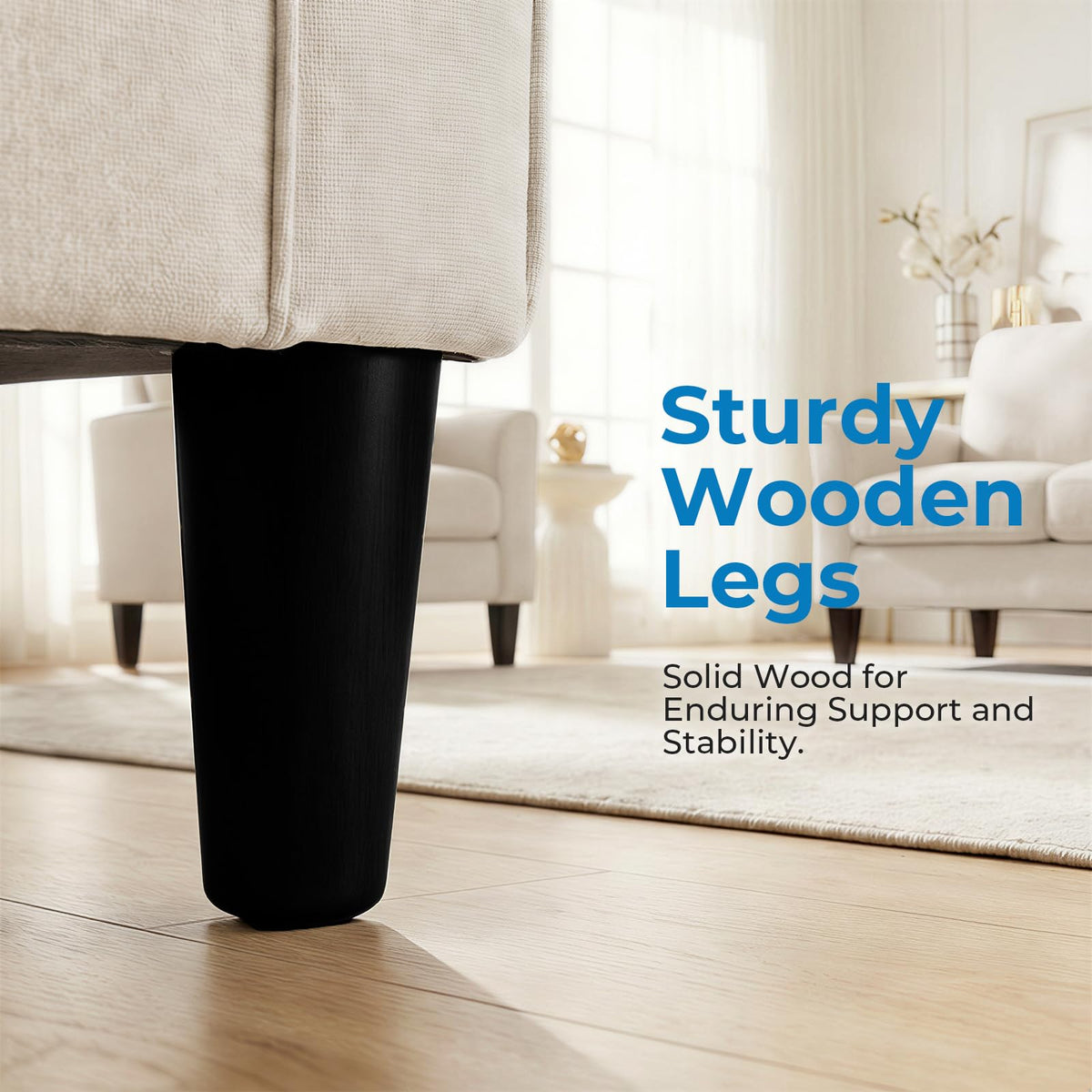 Mjkone 78"W 3 Pieces Sofa Couches Set for Living Room Sets Furniture, Sectional L Shaped 3-Seater Small Sofas Couch and Loveseat Sets with Storage Ottoman and Side Pockets for Home Office, Light Gray