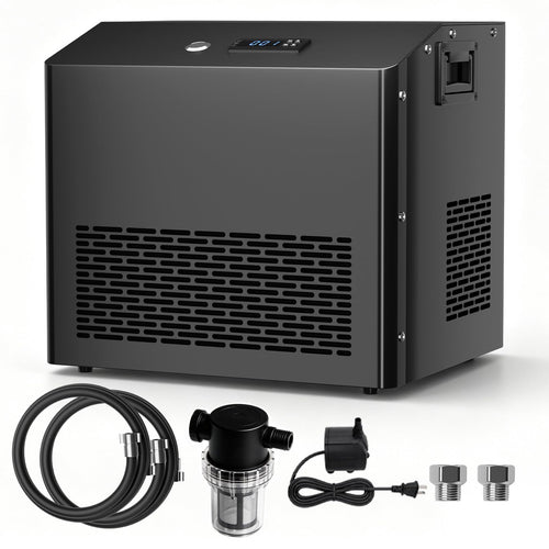 1HP Cold Plunge Chiller for Ice Bath Tub, Pool & Aquarium Heater, 10000 BTU