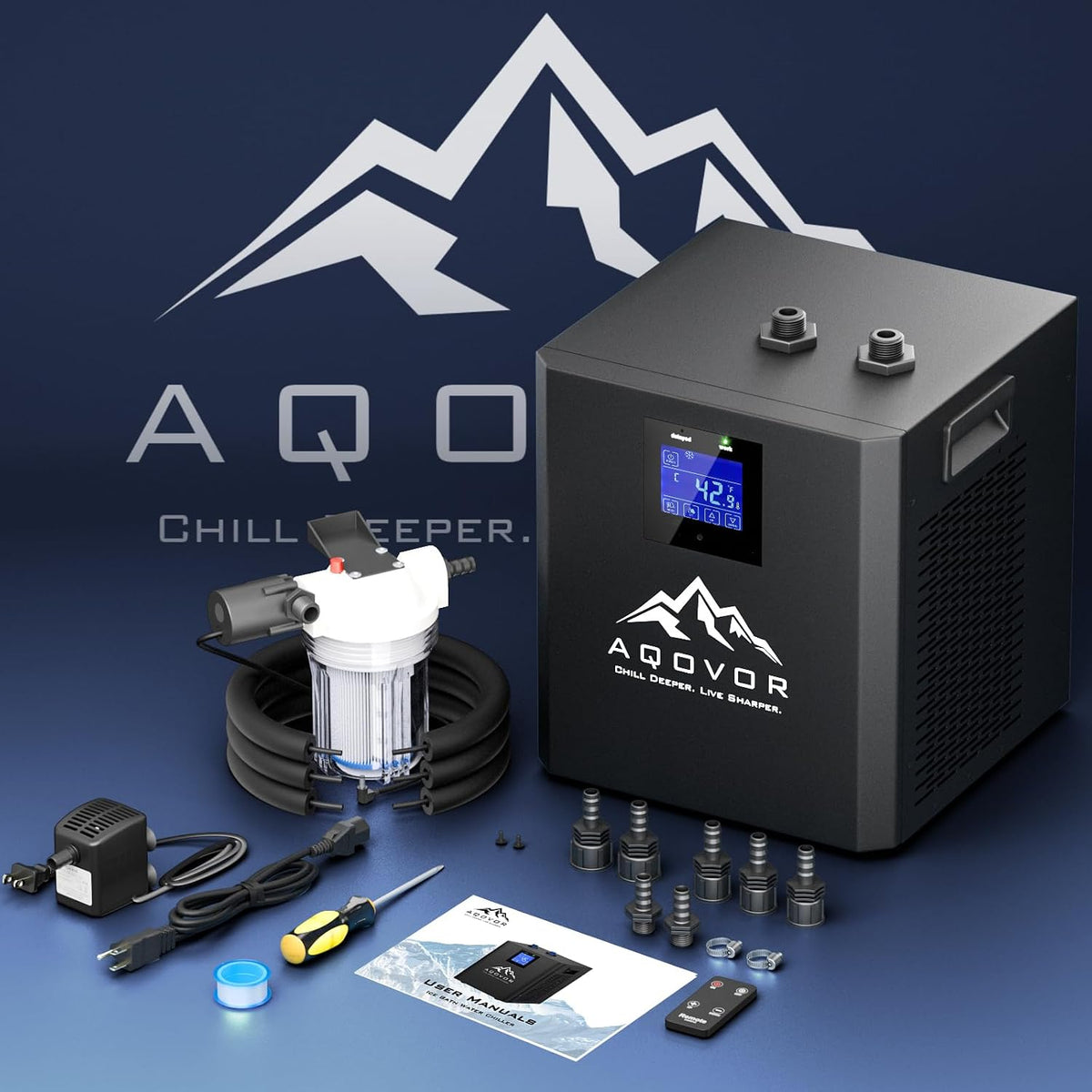 1/3 Hp Cold Plunge Chiller for Cold Therapy Recovery