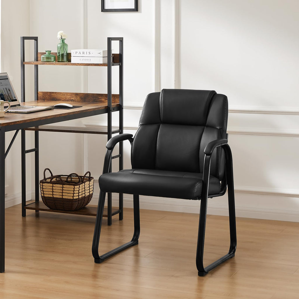 Sweetcrispy Waiting Room Chairs Set of 2, Office Guest Chair for Reception