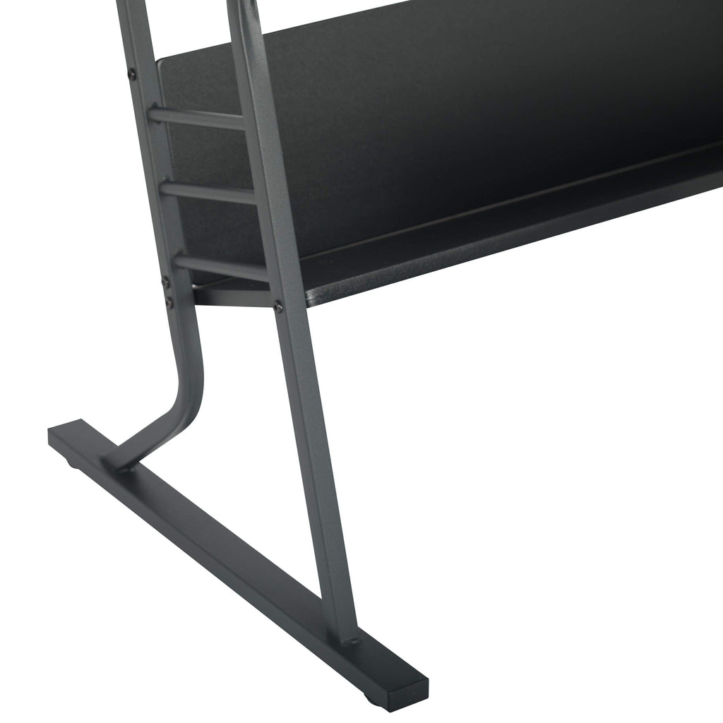 2 Piece Eclipse Ultra Center/Drawing Table with Stool, Angle Adjustable Top, Storage Shelves, and Drawers