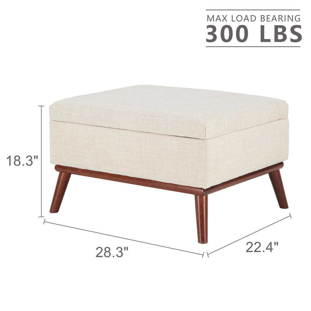Kingfun 2 Piece Loveseat and Sofa Sets, Mid Century Modern Love Seat Couches for Living Room, Button Tufted Upholstered Furniture, Small Couch for Bedroom, Office, Beige