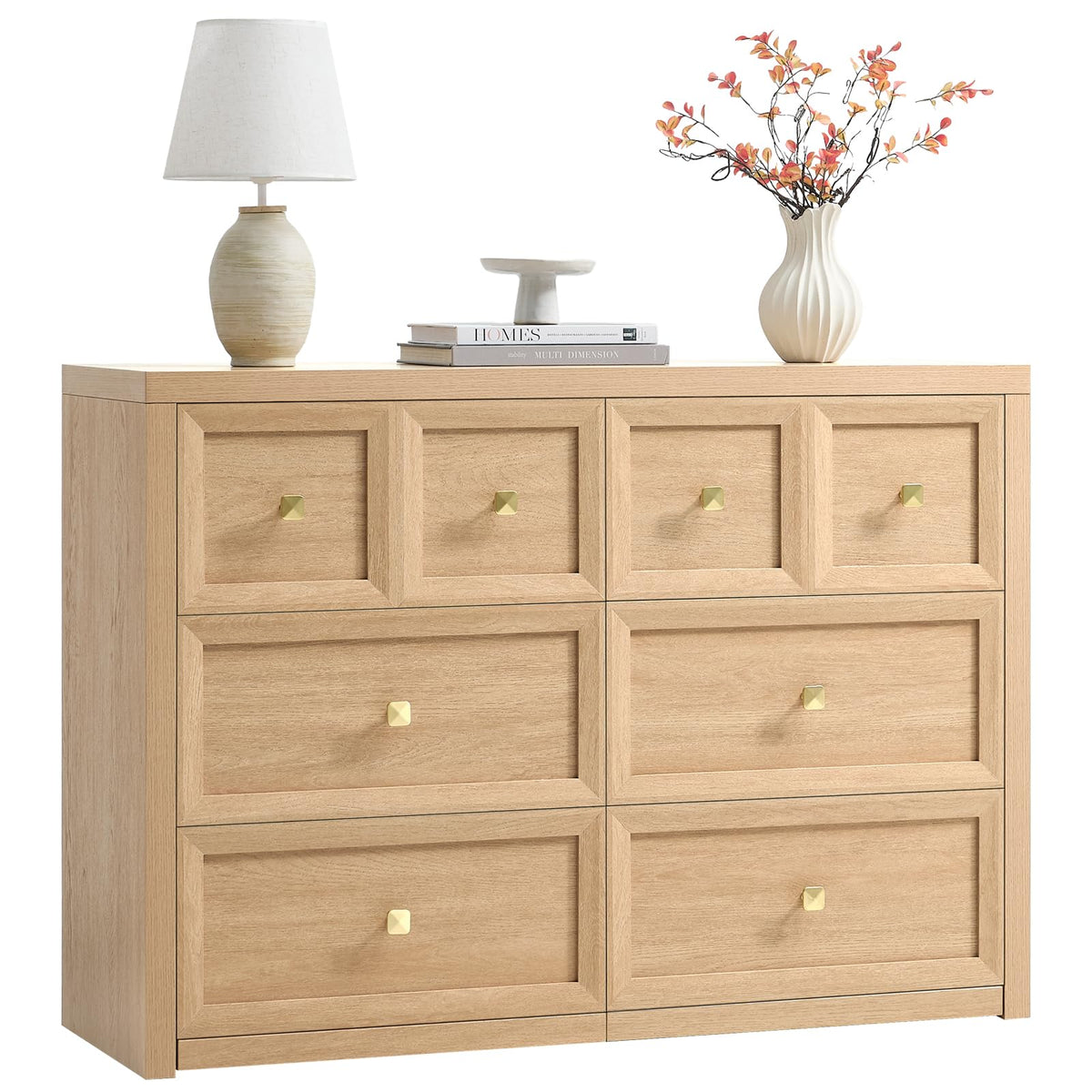 3 Drawers Nightstand Set of 2 W/Charging Station, 30.7" W King Size Bedside Table with 3 Drawers, Accent End Table W/Large Storage, Modern Wood Side Table for Bedroom,Office (2 Pieces, Gray Black)