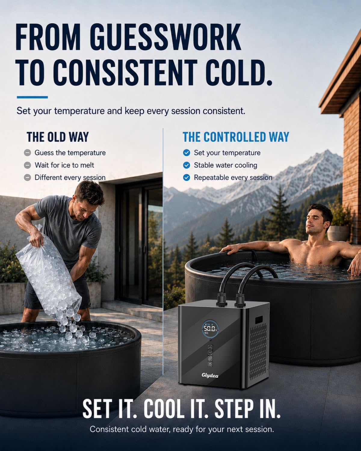 Ice Bath Chiller, 1/3 HP 330W Cold Plunge Chiller for Cold Therapy