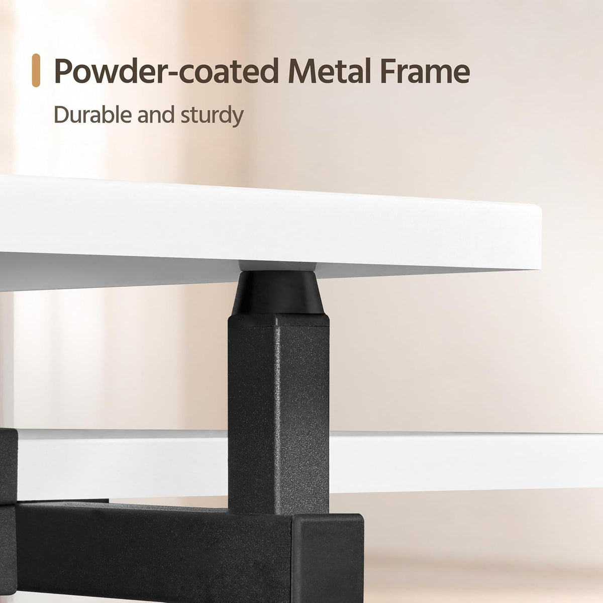 Yaheetech Adjustable Drafting Table Art Desk,Storage Drawers & Stool,White