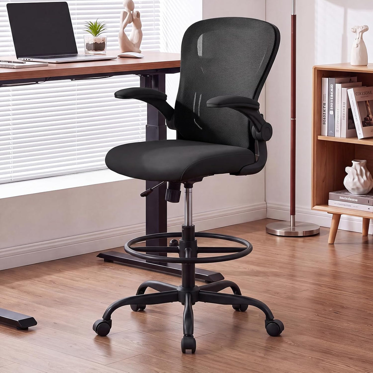 Ergonomic Drafting Chair, Tall Office Chair for Standing Desk