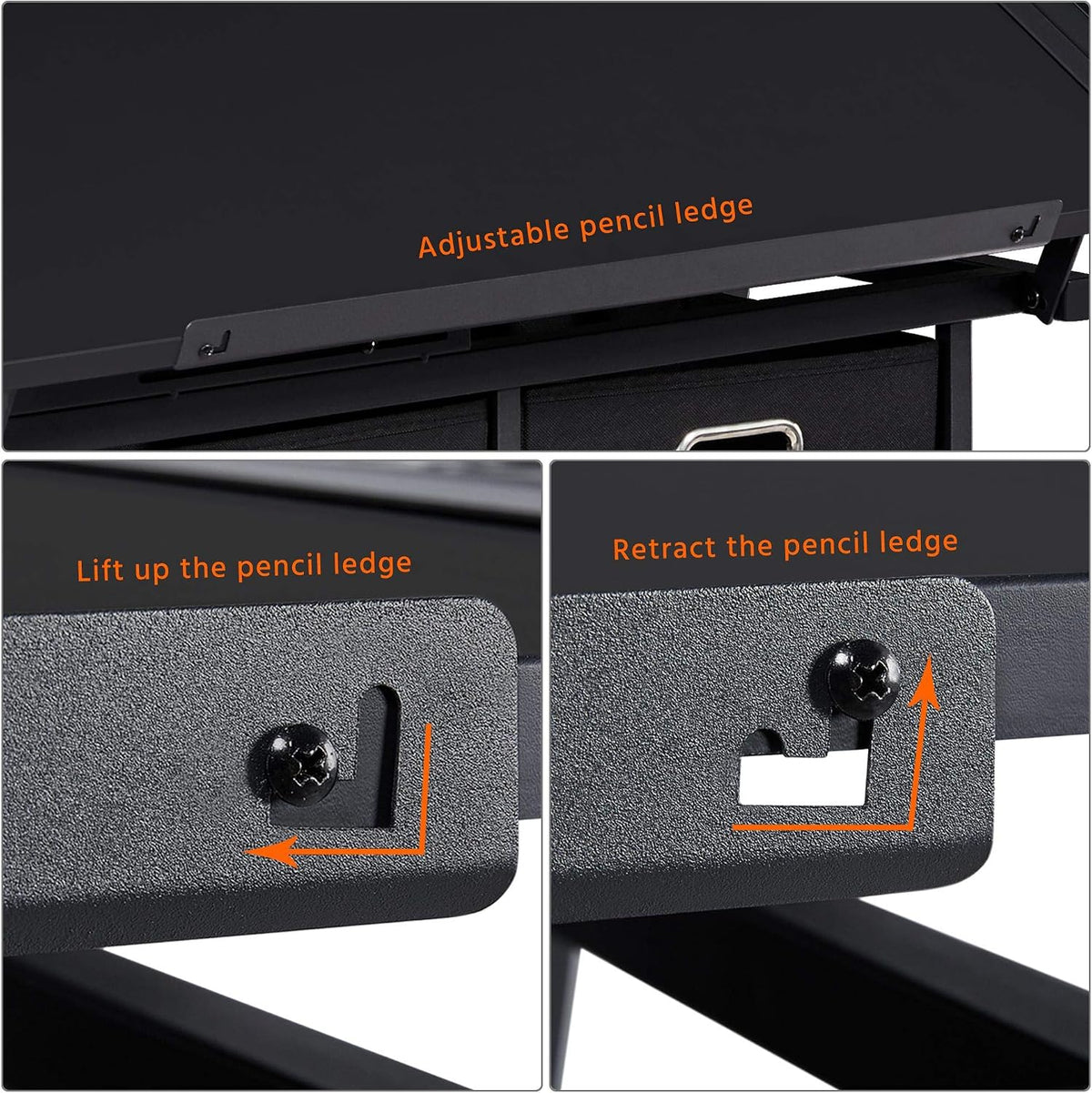Yaheetech Art Craft Table Drawing Table Height Adjustable Drafting Desk