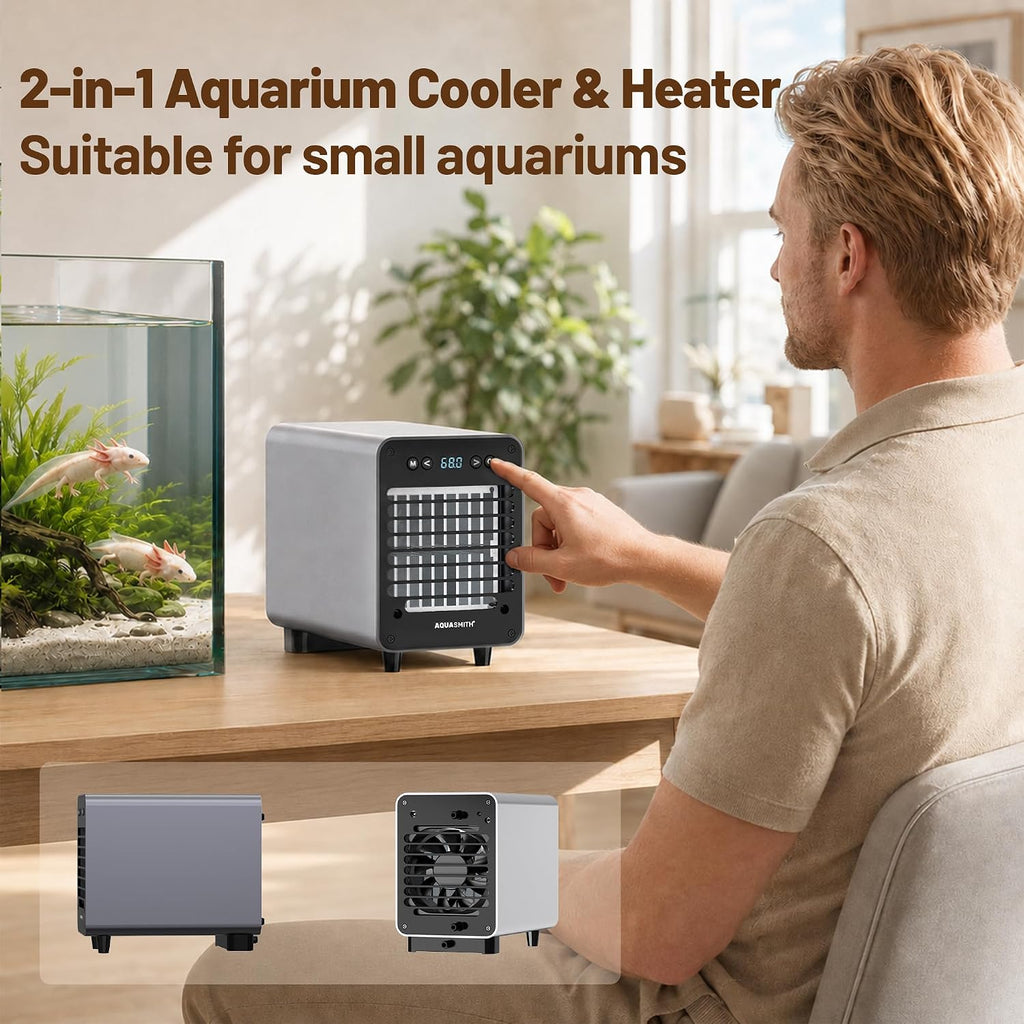 AQUASMITH Mini Aquarium Chiller Semiconductor Cooler & Heater