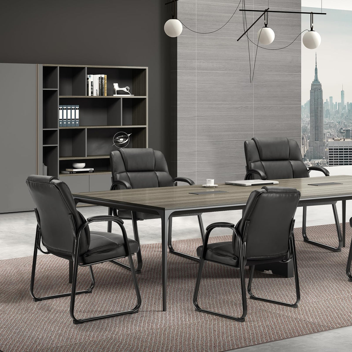 Sweetcrispy Waiting Room Chairs Set of 2, Office Guest Chair for Reception