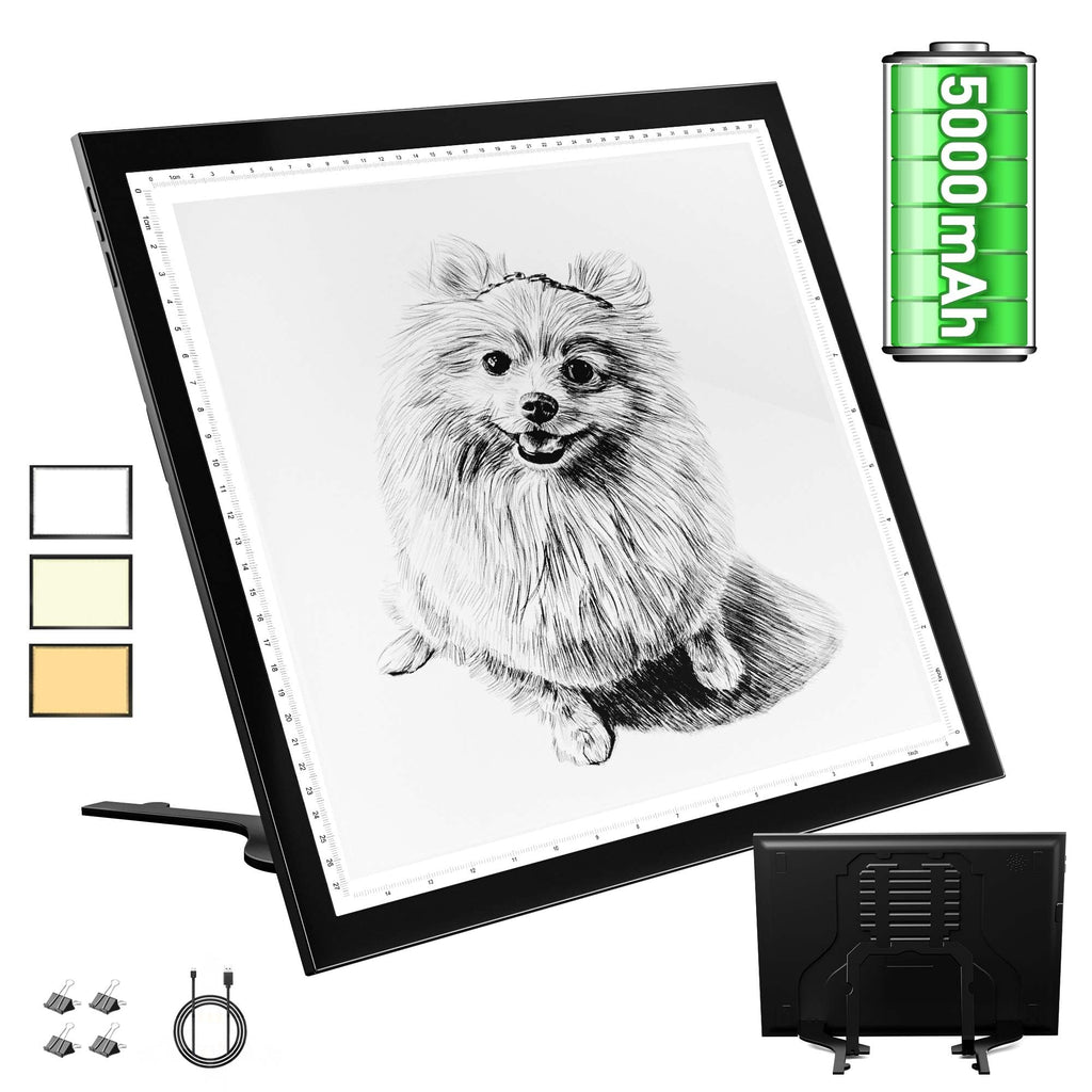 WELZK A1 Light Pad for Diamond Painting, 7000 Lux Light Board for Tracing