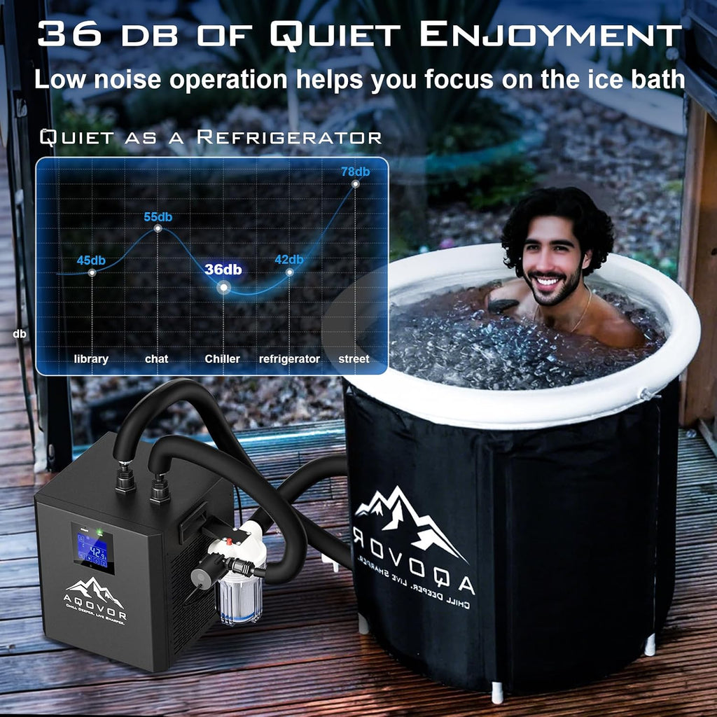 1/3 Hp Cold Plunge Chiller for Cold Therapy Recovery