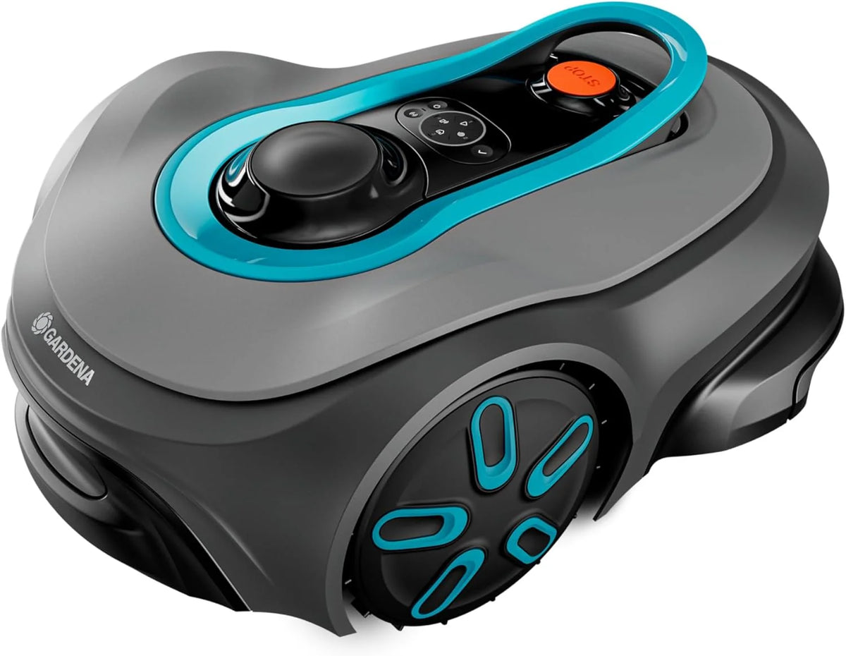 Gardena smart SILENO free Set 1100 m² robotmaaier, draadloos, voor gazons tot 1.100 m², LONA Intelligence, zonder grensdraad, stille werking, intelligente maaier met app-bediening (19926-47)(750 m²)
